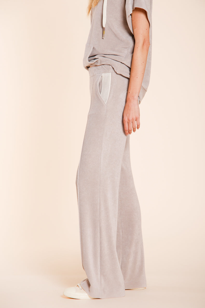 Easy Straight women's chino jogger pants in terry jersey straight fit