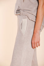 Easy Straight Hose Chino Jogger Damen aus Frottee-Jersey straight fit