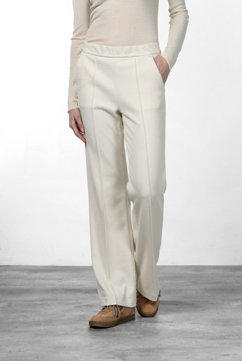 Easy Straight pantalone chino donna in jersey straight fit