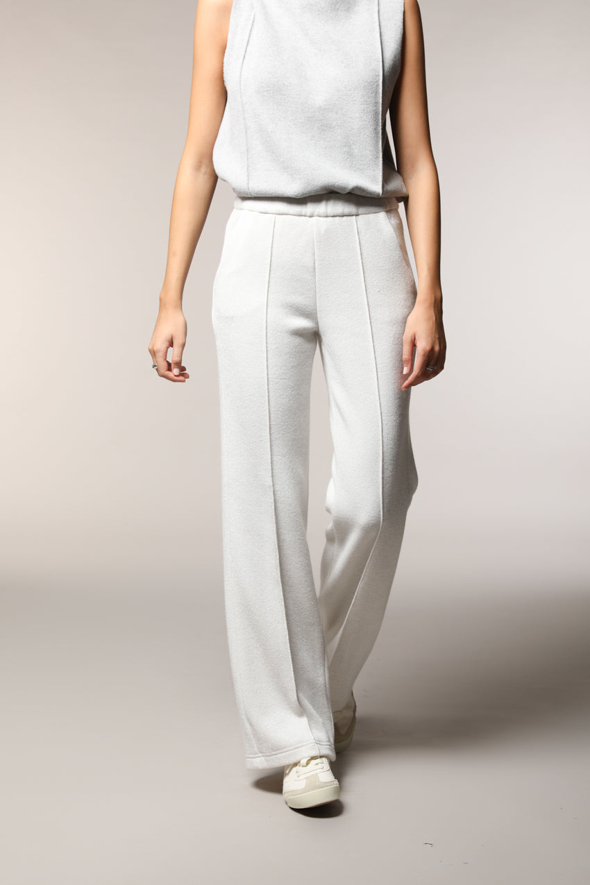 Easy Straight women’s chino pants in jersey with lurex straight fit