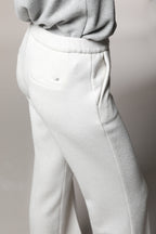 Easy Straight pantalone chino donna in jersey con lurex straight fit