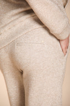 Foto 2 Easy Straight pantalone chino donna in jersey con lurex straight fit
