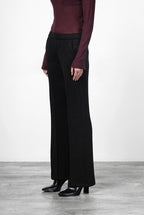 Easy Straight pantalone chino donna in jersey lurex effetto maglia straight fit