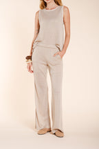 Easy Straight Hose Chino Jogger Damen aus Strick straight fit