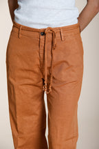New York Straight women's chino pants in cotton and linen twill straight fit
