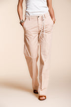 New York Straight pantalon chino femme en twill de coton et lin straight fit