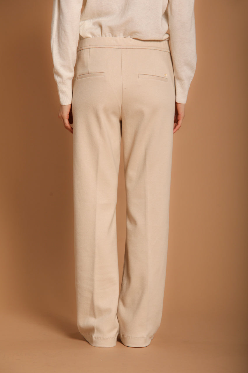 Easy Straight pantalone chino donna in jersey straight fit