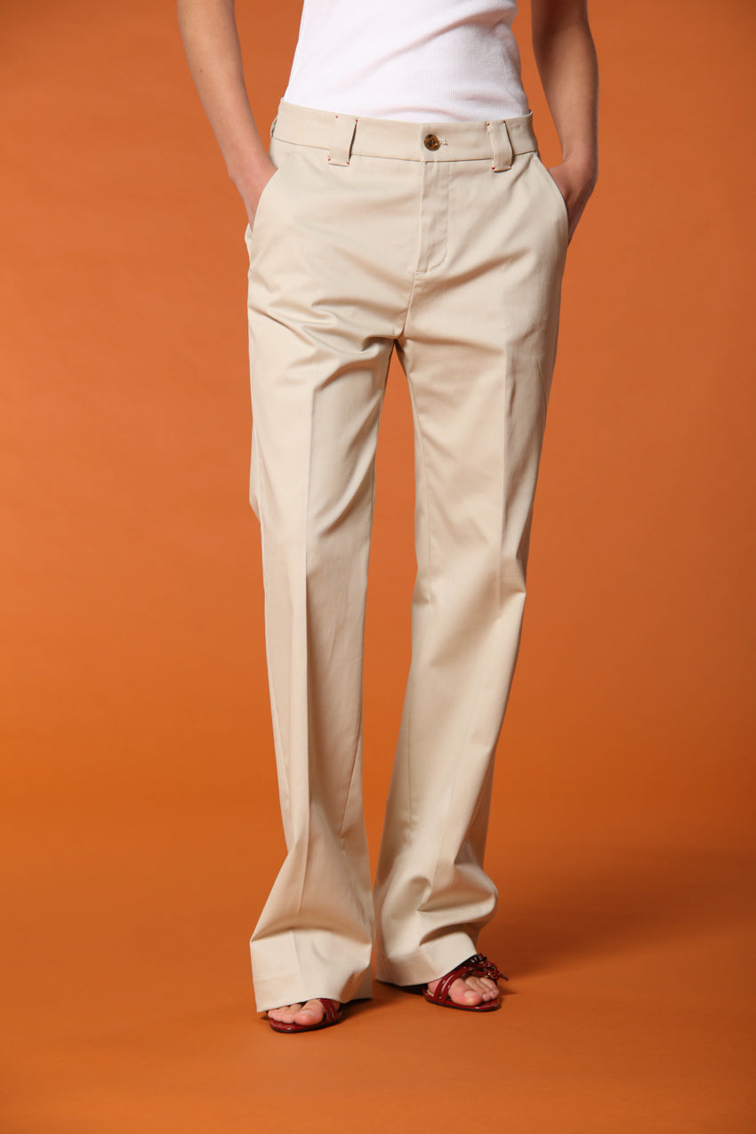 New York Straight pantalón chino mujer en twill straight fit