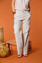 Victoria Damen Cargo-Hose in Stretch-Gabardine Straight Fit