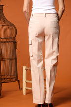 Victoria pantalón cargo mujer en modal straight fit
