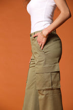 Victoria pantalón cargo mujer en modal straight fit