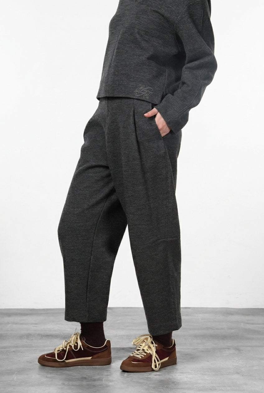 Damen-Chinohose aus Jerseygewebe im Balloon Fit