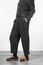 Damen-Chinohose aus Jerseygewebe im Balloon Fit