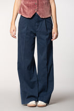 Ny Wide Pinces women’s chino pants in cotton cashmere wide leg 