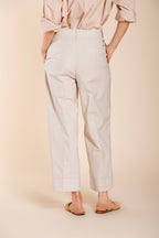 New York Wide pantalón chino mujer en tela de paracaídas wide leg