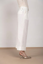 New York Wide women's chino pants in parachute canvas wide leg