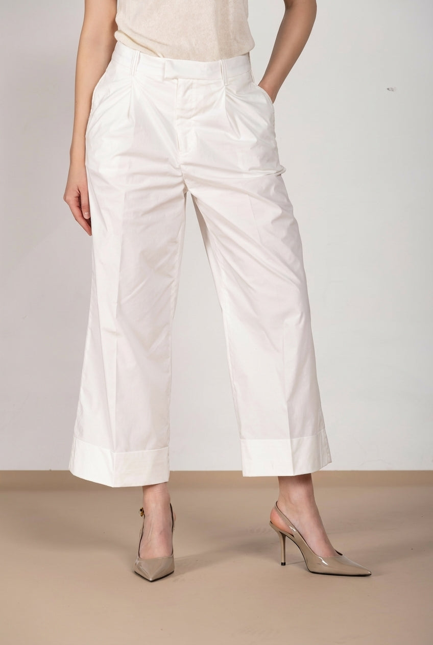 New York Wide women's chino pants in parachute canvas wide leg