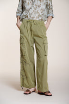 Francis Hose Cargo Damen aus Twill wide leg