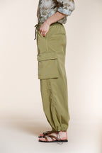 Francis Hose Cargo Damen aus Twill wide leg