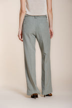 New York Studio women's chino pants in cotton and linen twill straight fit