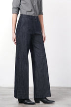 New York Studio women’s chino trousers in stretch denim, straight fit