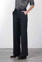 New York Studio women’s chino trousers in stretch denim, straight fit
