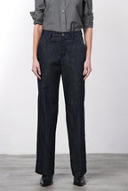 New York Studio women’s chino trousers in stretch denim, straight fit