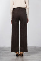 New York Studio Damen-Chinohose aus Satin, Straight Fit