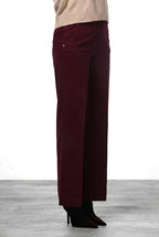 New York Studio pantalón chino de mujer en raso straight fit