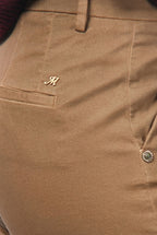 New York Studio pantalon chino femme en satin straight fit