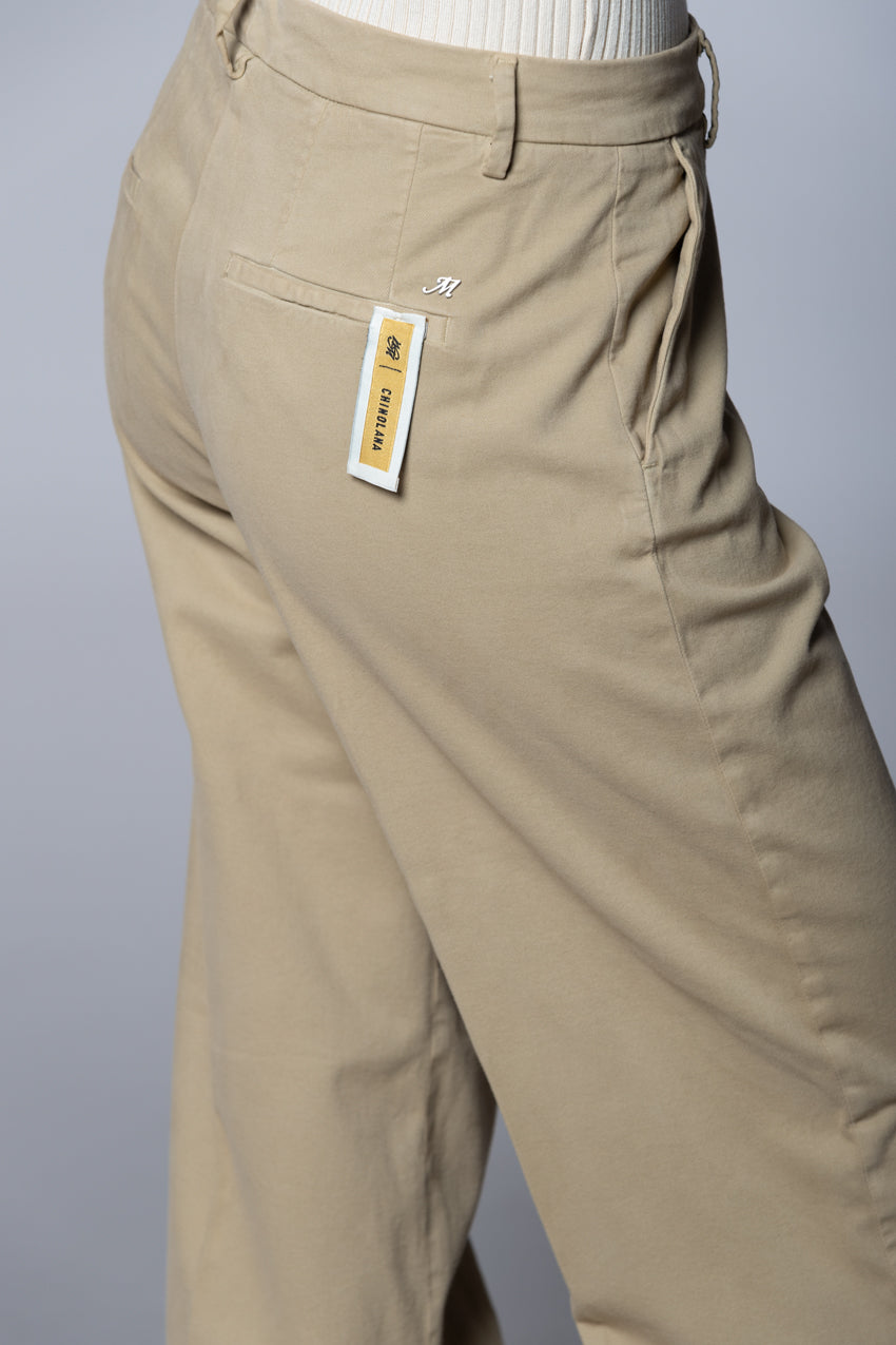 New York Studio women’s chino pants in cotton-wool blend wide leg