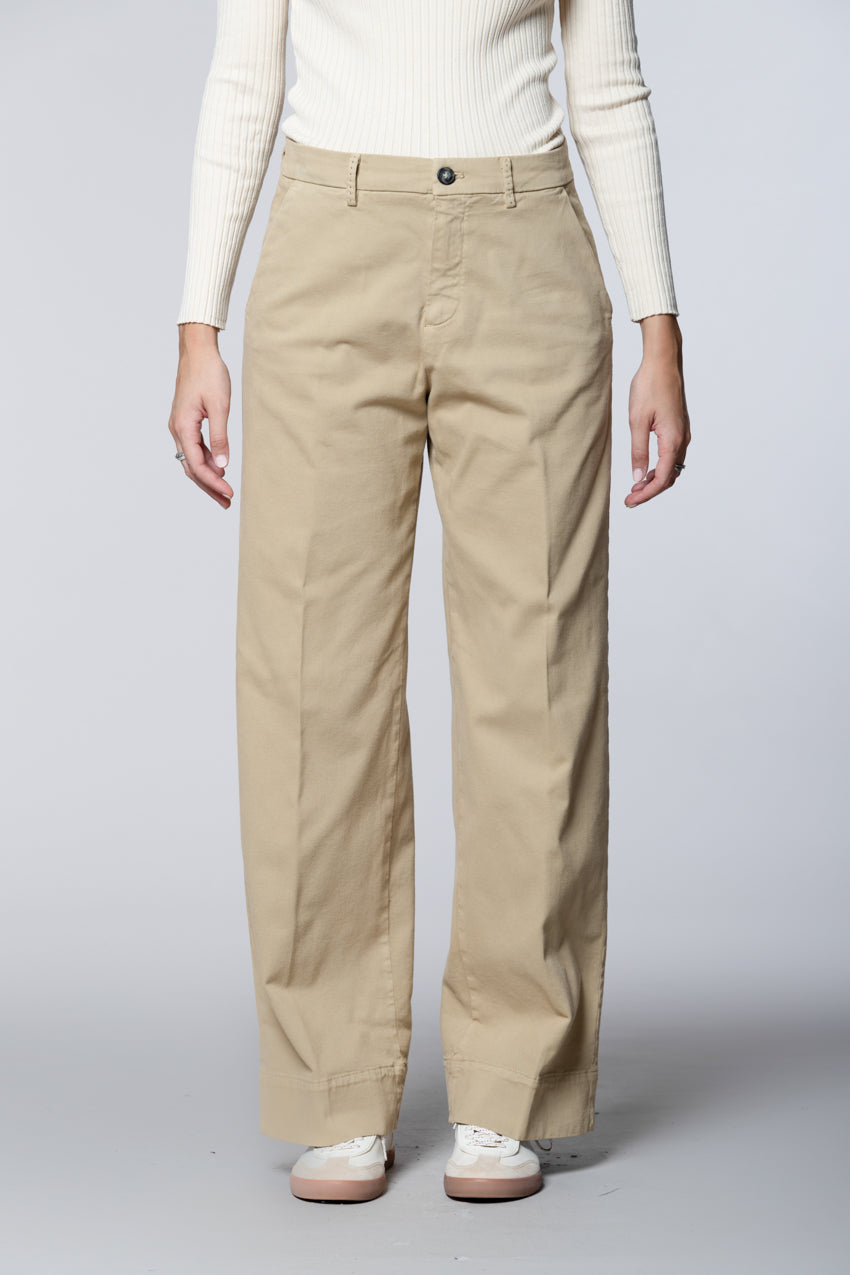 New York Studio women’s chino pants in cotton-wool blend wide leg