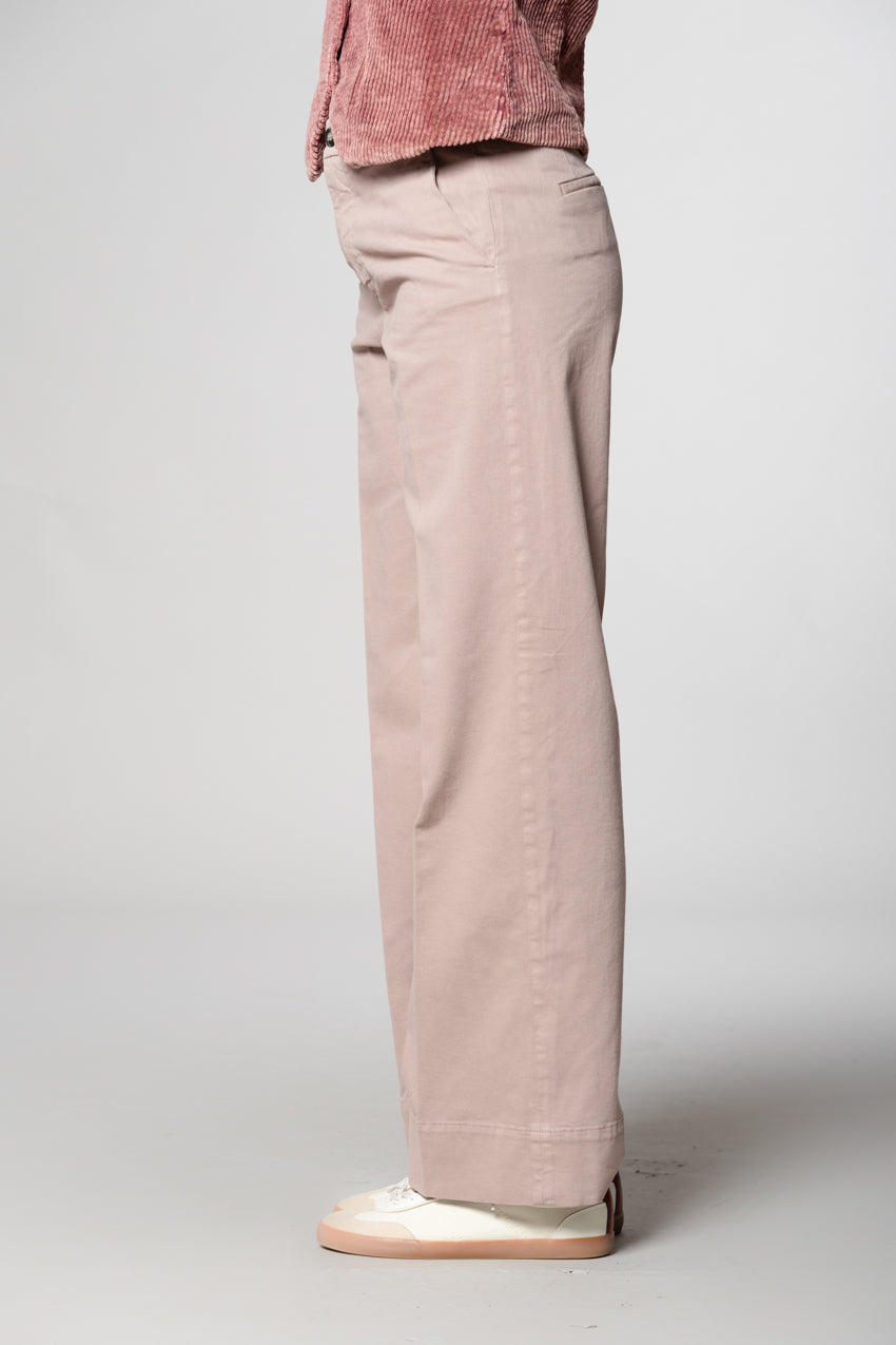 New York Studio Damen-Chinohose aus Baumwoll-Woll-Mix wide leg