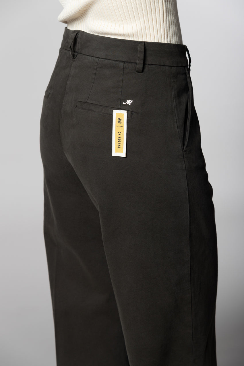 New York Studio women’s chino pants in cotton-wool blend wide leg 