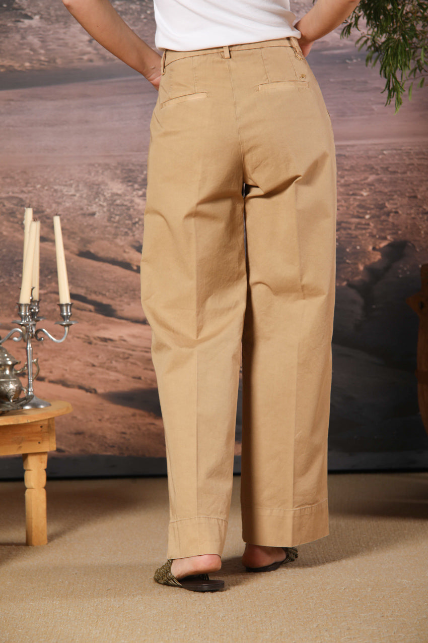 New York Studio women's Chino Pants in cotton twill wide leg