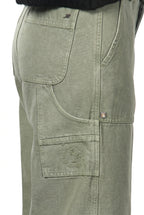 Dallas Wide pantalone chino donna in canvas straight fit