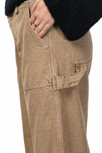 Dallas Wide women’s chino pants in canvas with straight fit