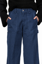 Dallas Wide women’s chino pants in canvas with straight fit