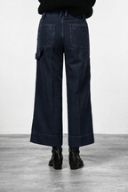 Dallas Wide women’s chino pants in canvas with straight fit