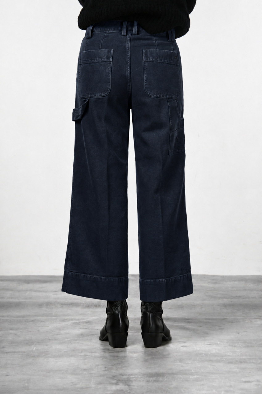 Dallas Wide women’s chino pants in canvas with straight fit