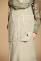 Dallas Wide pantalón cargo mujer en saten Wide Leg