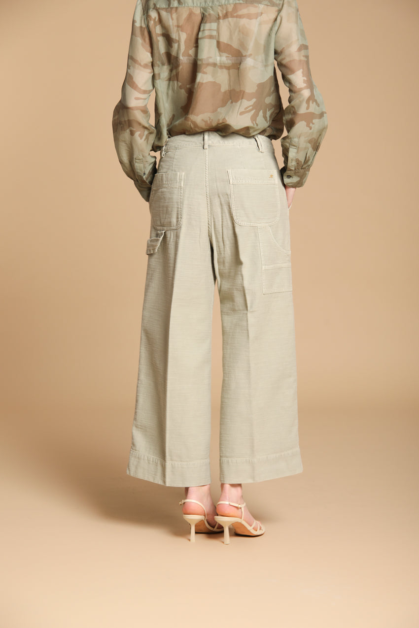 Dallas Wide pantalón cargo mujer en saten Wide Leg