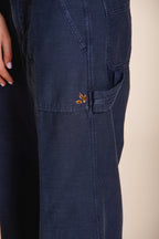 Dallas Wide Damen Cargo Hose Cargo aus Flammgarn-Baumwolle straight fit