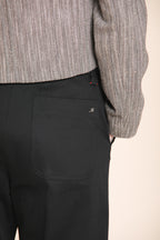 Foto 2 New York Studio Cropped pantalone chino donna in gabardina wide leg