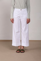 New York Studio Cropped women's chino pants gabardine straight fit