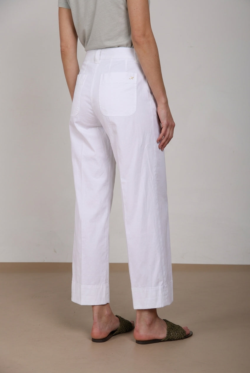 New York Studio Cropped women's chino pants gabardine straight fit