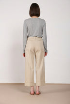 New York Studio Cropped women's chino pants gabardine straight fit