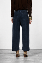 New York Studio pantalon chino femme en twill stretch straight fit
