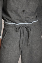 Foto 2 New York Studio Elax pantalone chino donna in lana unita wide leg