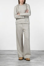 New York Studio Elax pantalon chino femme en jersey effet maille straight fit